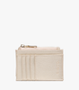 Jen & Co. Sia Zip Card Holder Wallet – Compact Vegan Leather