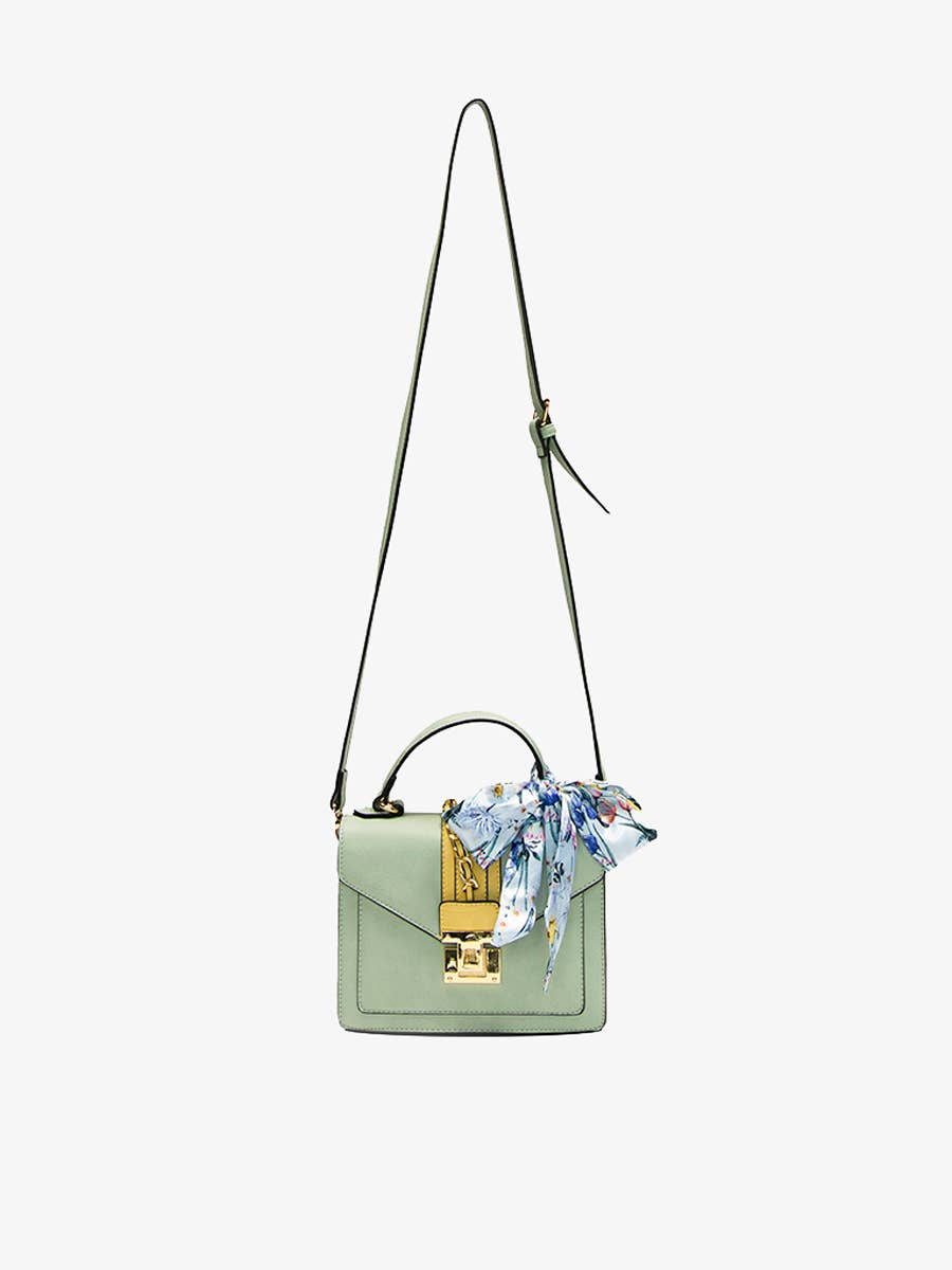 Jen & Co. Toni Two-Tone Scarf Crossbody