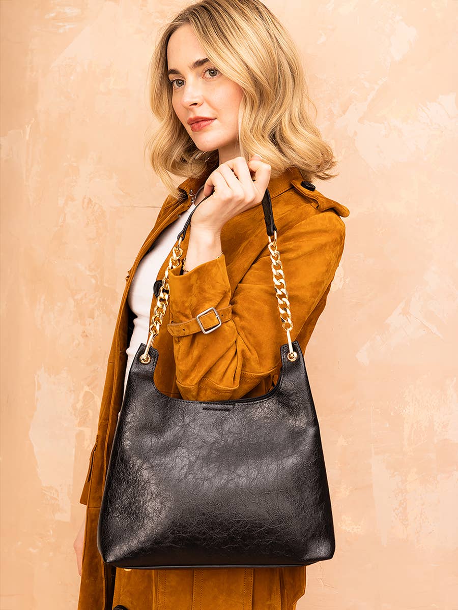 Jen & Co. Birch Gloss Shoulder Bag