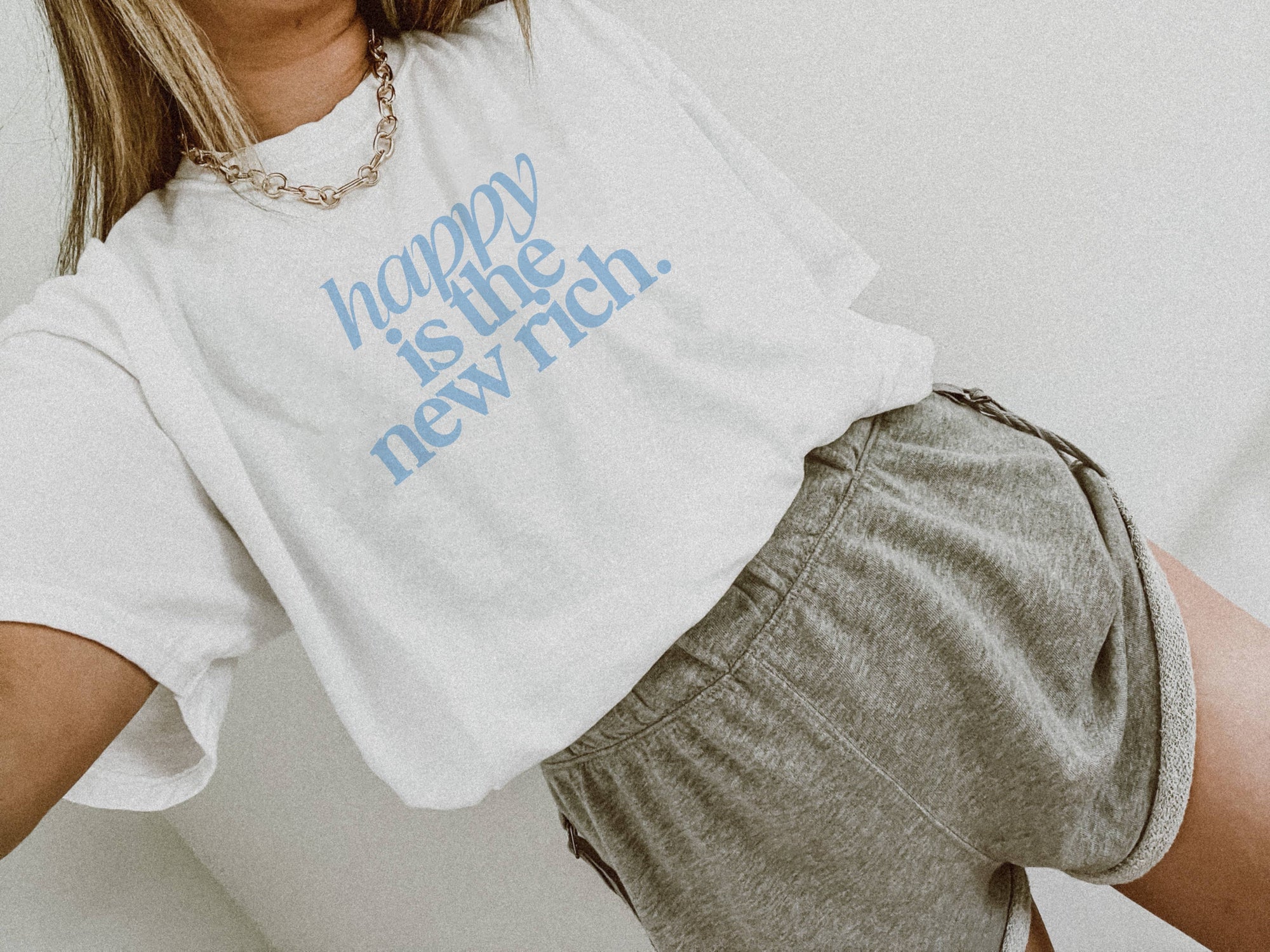 Lola Magnolia Women's HAPPY IS THE NEW RICH Tee