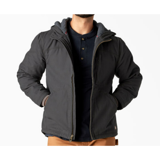 Dickies Men's Duck Canvas High Pile Sherpa Lined Jacket