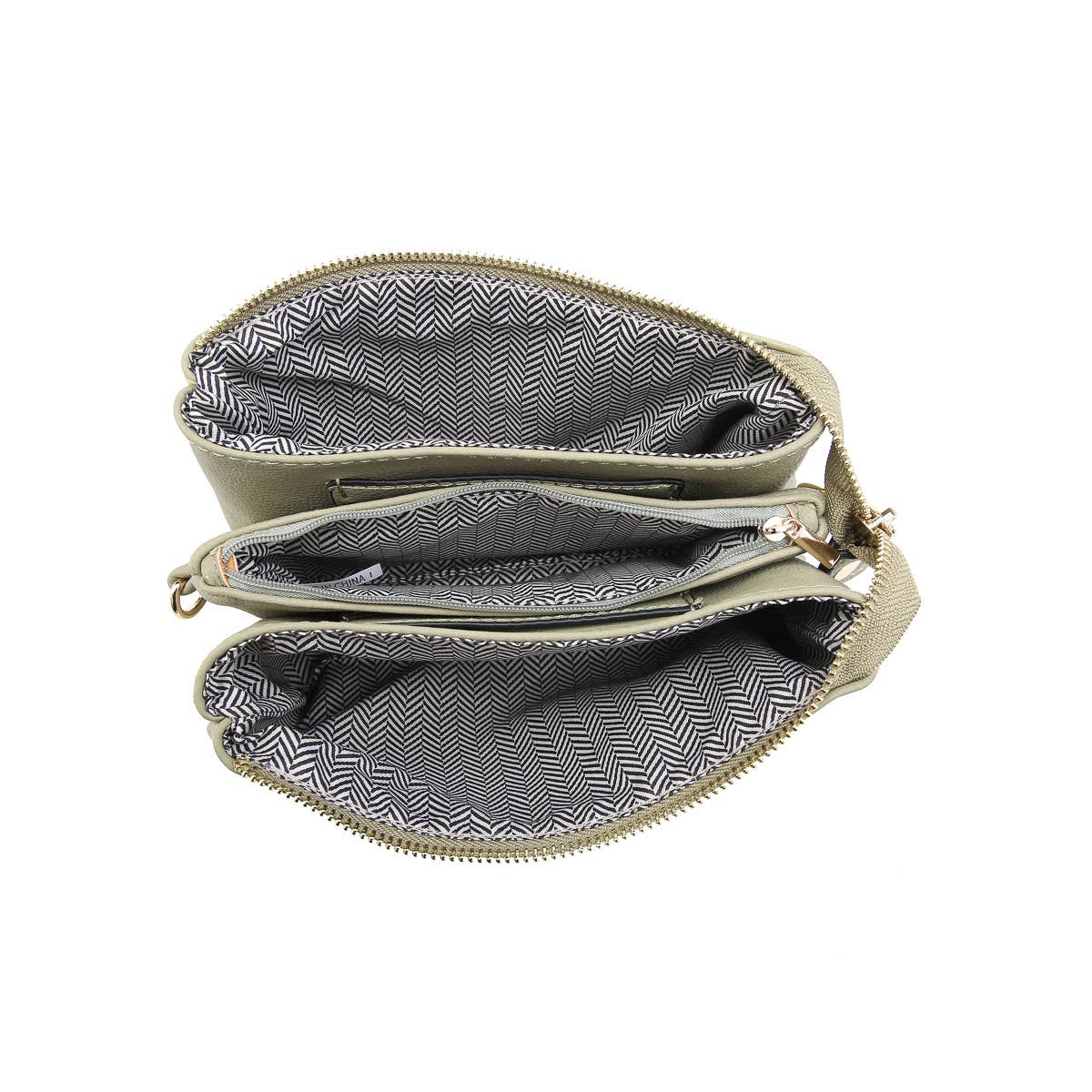 Jen & Co. Riley Cow 3 Compartment Crossbody/Wristlet