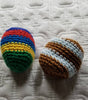 Multicolored Hand Crochet Sack Ball Kick Toy