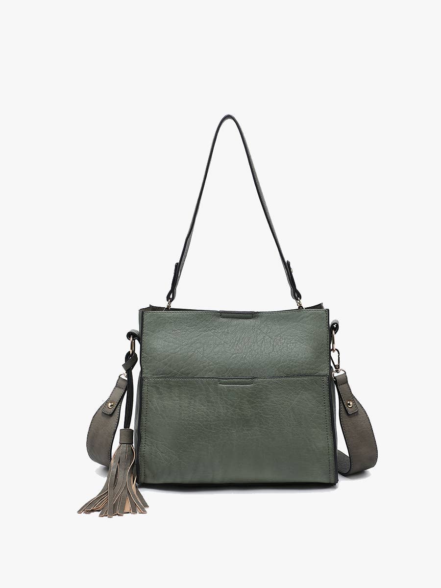 Jen & Co. Lyla 2-in-1 Bucket Bag w/ Guitar Strap