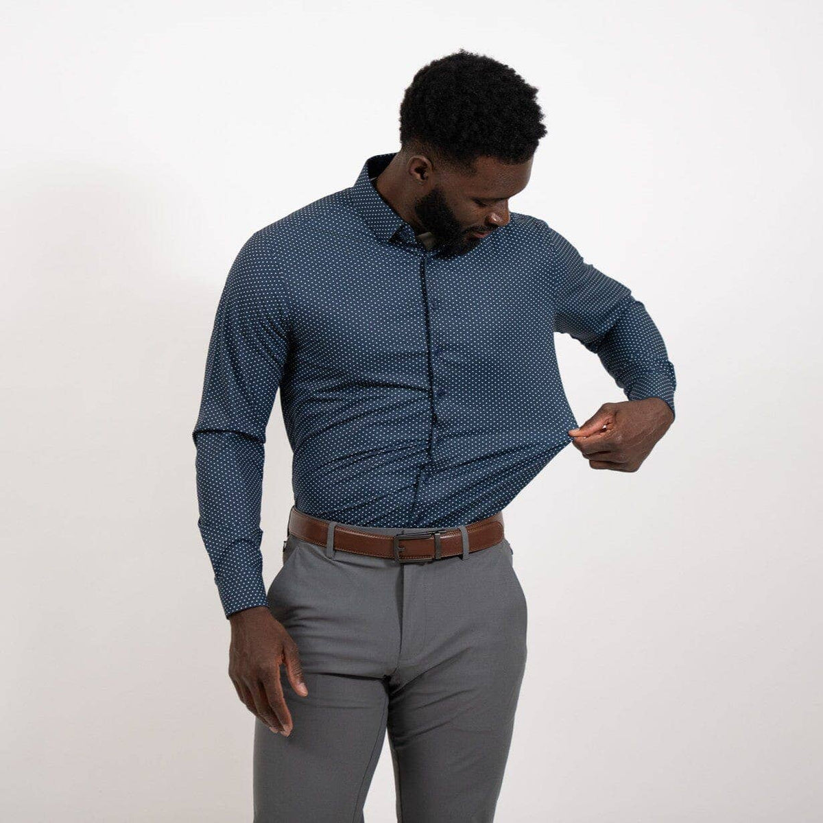 Tough Apparel Men's Hustle Sport Shirt Long Sleeve Regular Fit