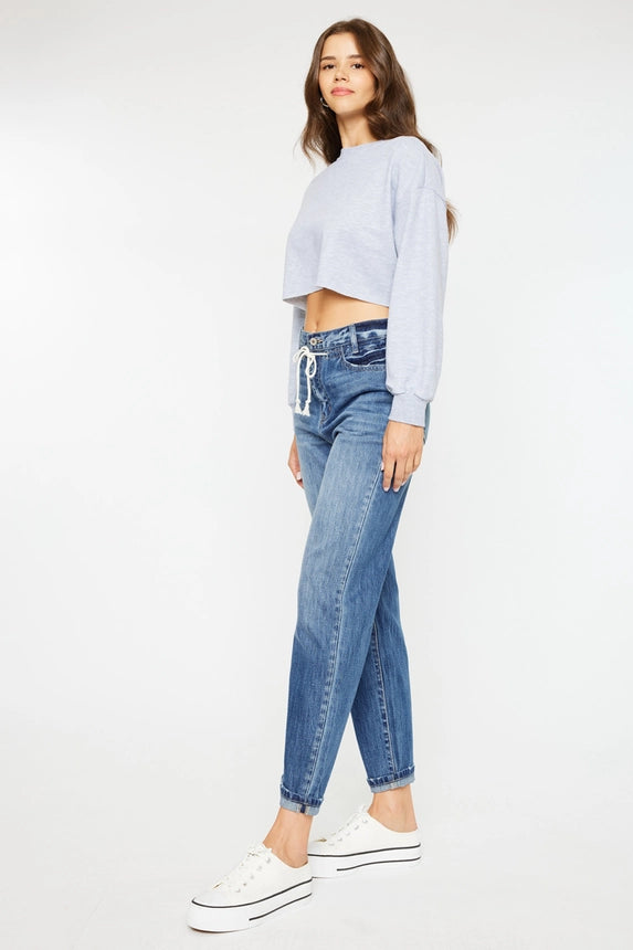 Kancan Drawstring Jeans