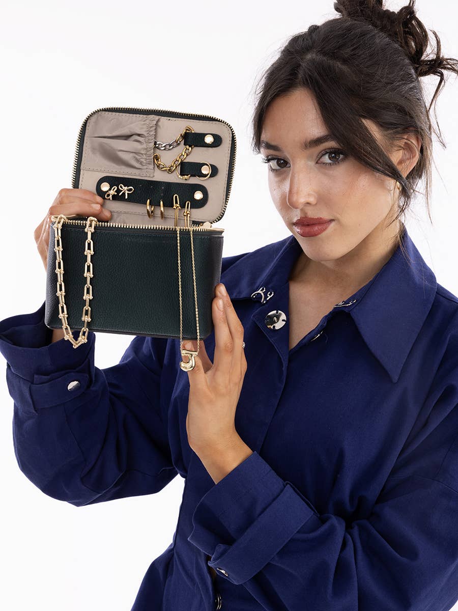 Jen & Co. Angela Travel Jewelry/Cosmetic Bag