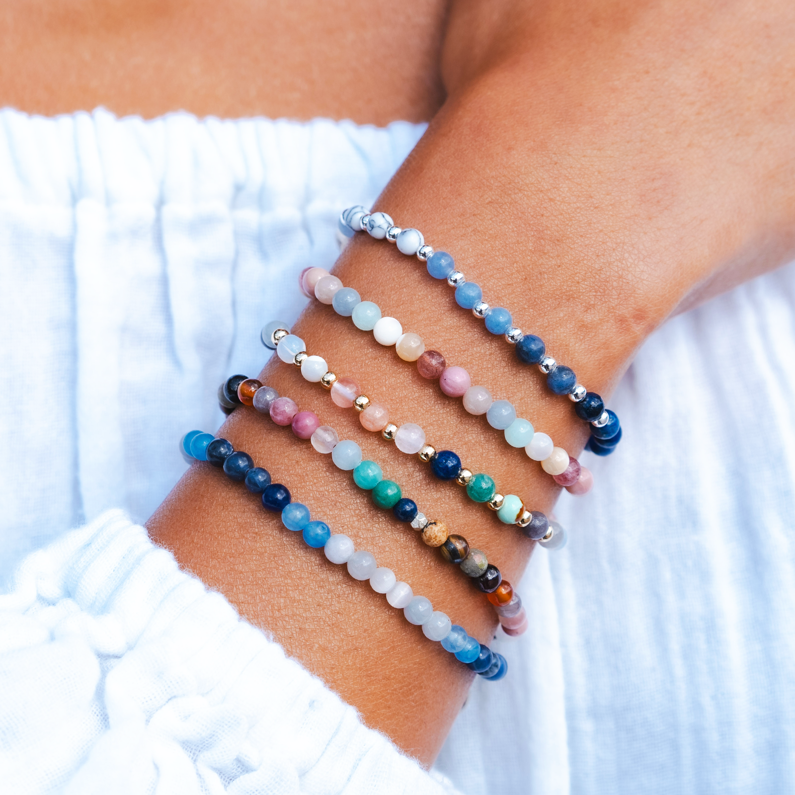 Lotus and Luna Compassion 4mm Healing Bracelet
