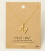 Fame Bubble Letter Pendant Necklace
