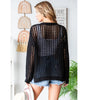 Veveret Loose Fit Crochet Sweater