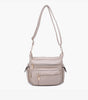 Jen & Co. Nicole Multi-Zip Crossbody Bag w/ Side Pockets