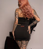 Black Rose Tube Top Crop