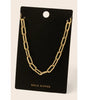 Fame Dainty Oval Chain Link Necklace