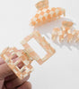 Adorro Pumpkin Checkmate Assorted Claw Clip