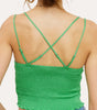 La Miel Crochet Lace Bralette Top with Removable Pads