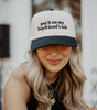 Put It On My Boyfriend's Tab Two-Toned Wholesale Vintage Hat