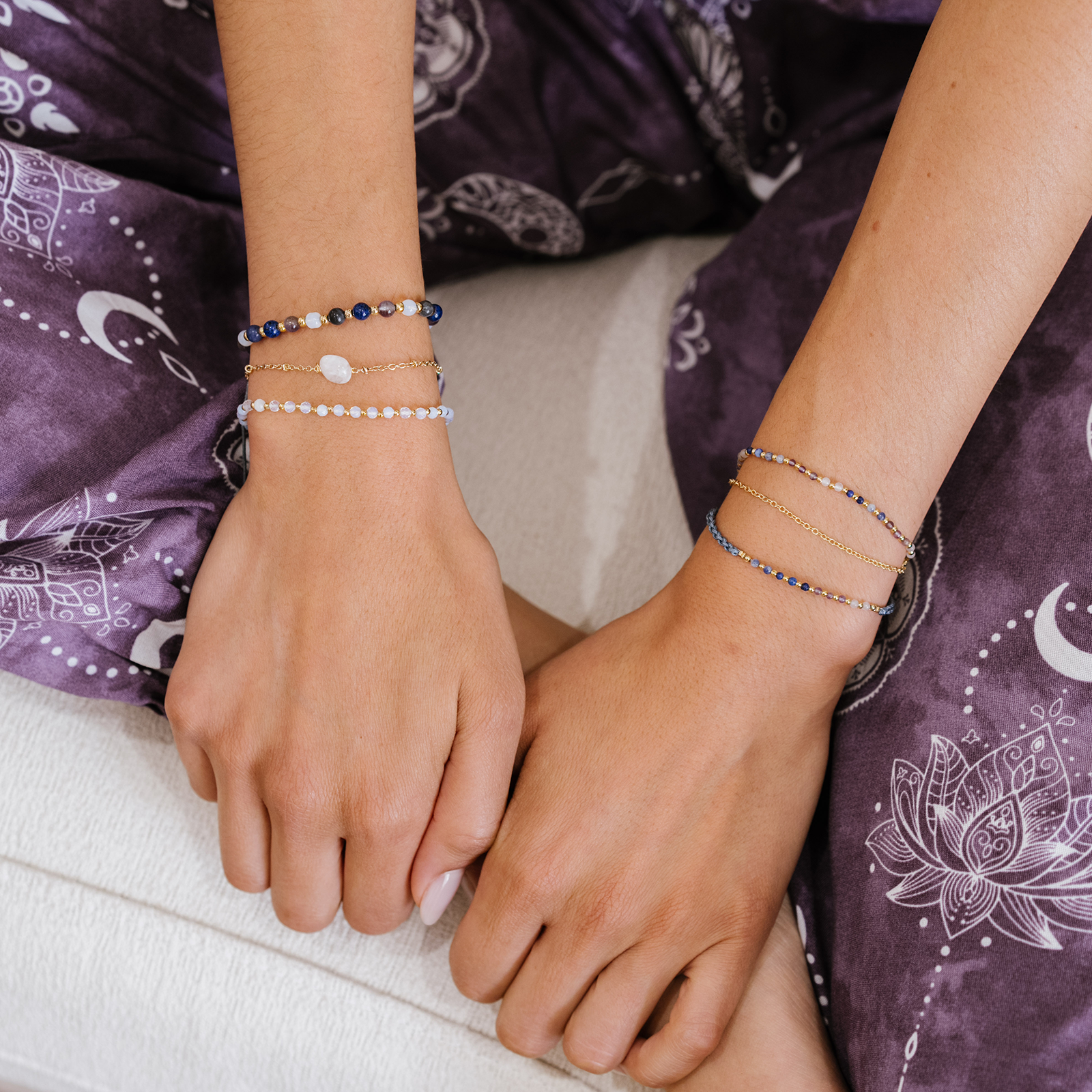 Lotus and Luna Shanti Namaste Bracelet