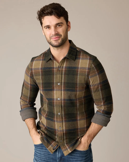 Flag and Anthem Crowley Hero Knit Flannel L/S Shirt