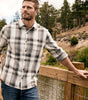 Flag and Anthem Men's Clearbrook Hero Stretch Knit Flannel L/S Shirt