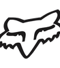 Fox Head 4in Sticker