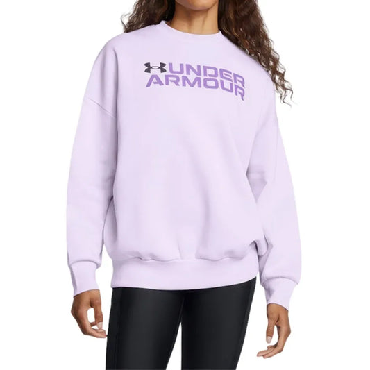 Women's UA Rival Fleece Wordmark Oversized Crew