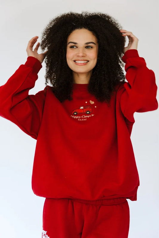 Happy Camp3r Women's Fresh Picked Crewneck