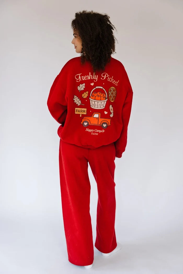 Happy Camp3r Women's Fresh Picked Crewneck