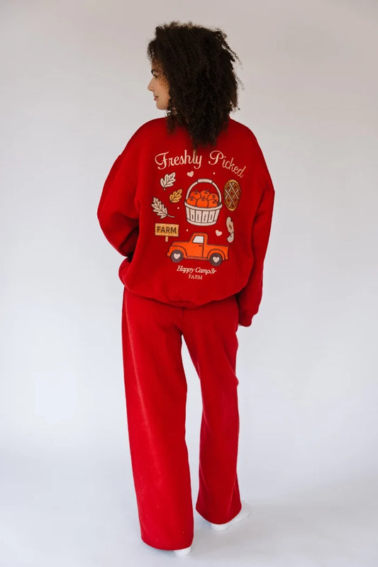 Happy Camp3r Women's Fresh Picked Crewneck