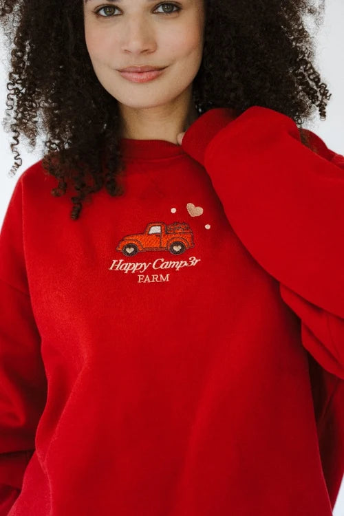 Happy Camp3r Women's Fresh Picked Crewneck