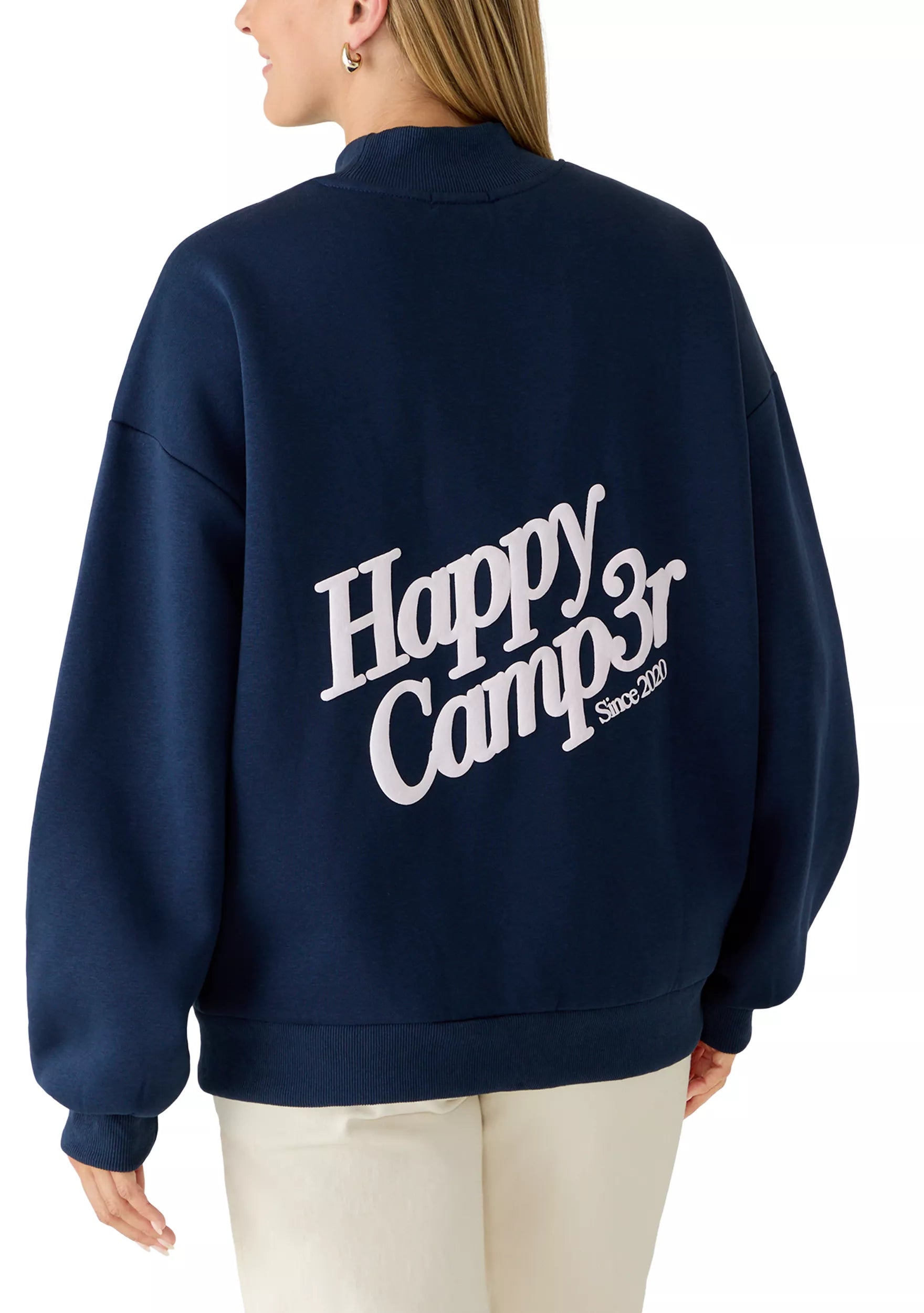 Happy Camp3r Women's SPORTS! Mockneck Sweatshirt