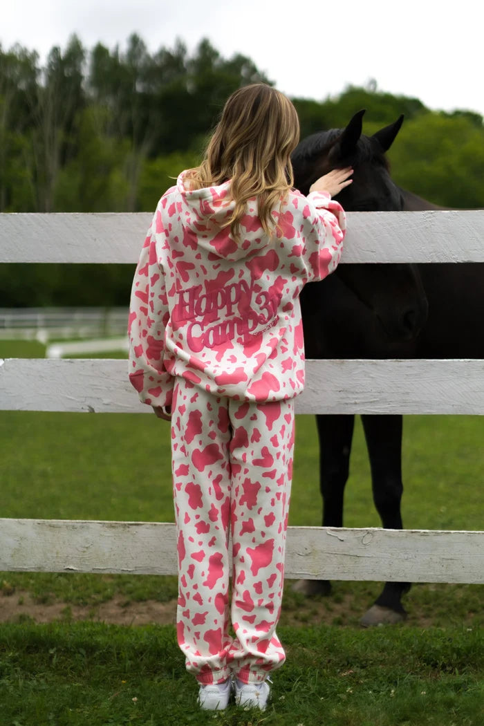 Happy Camp3r Women's Sweet Cow Core Hoodie