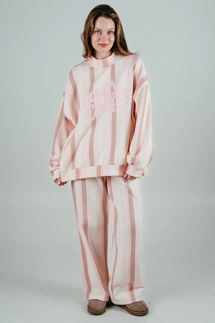 Happy Camp3r Women's Sundae Stripes Sweatpants