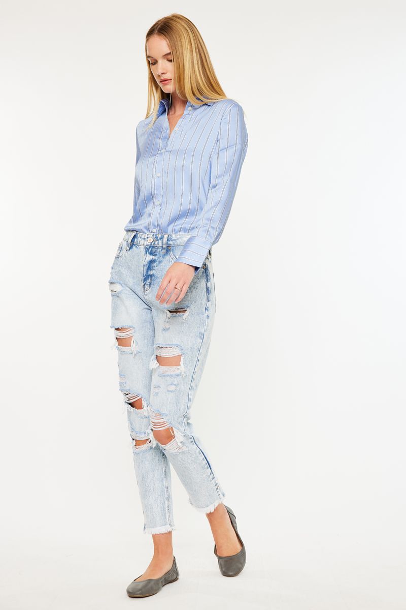 High Rise Skinny Mom Jeans