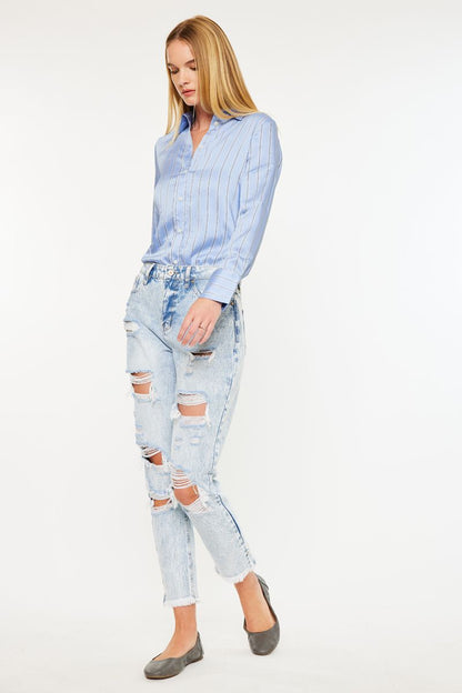 High Rise Skinny Mom Jeans