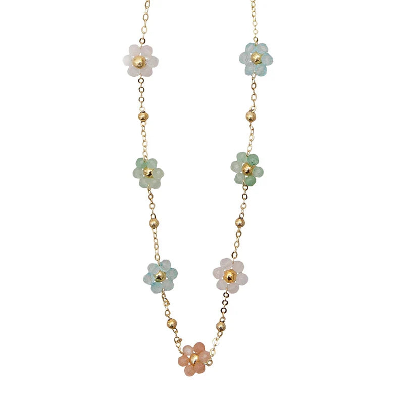 Lotus and Luna Superbloom Charm Necklace