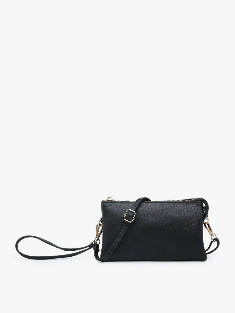 Riley Mono 3 Compartment Crossbody/Wristlet