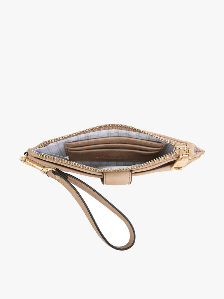 Pearl Wallet Clutch Houndstooth