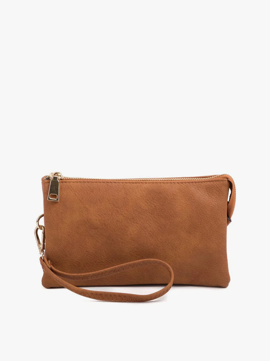 Riley Mono 3 Compartment Crossbody/Wristlet