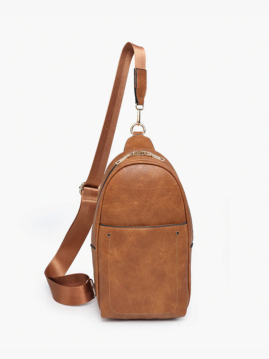 Pamela Double Zip Sling Bag
