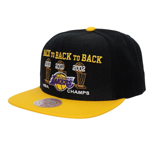 NBA CHAMPS SNAPBACK CAP HWC Los Angeles Lakers 2000-03