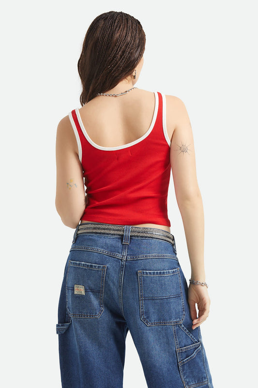 Brixton Women's I'm With The Band Ringer A-Tank