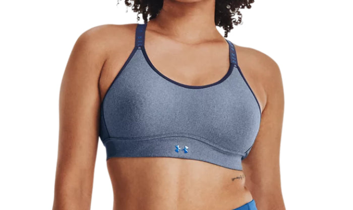 UA Infinity Mid Covered Bra Heather