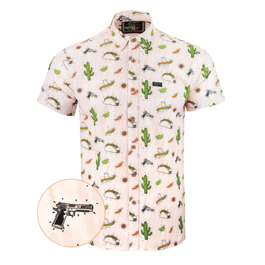 Retro Rifle Taco Tuesday Hawaiian Shirt