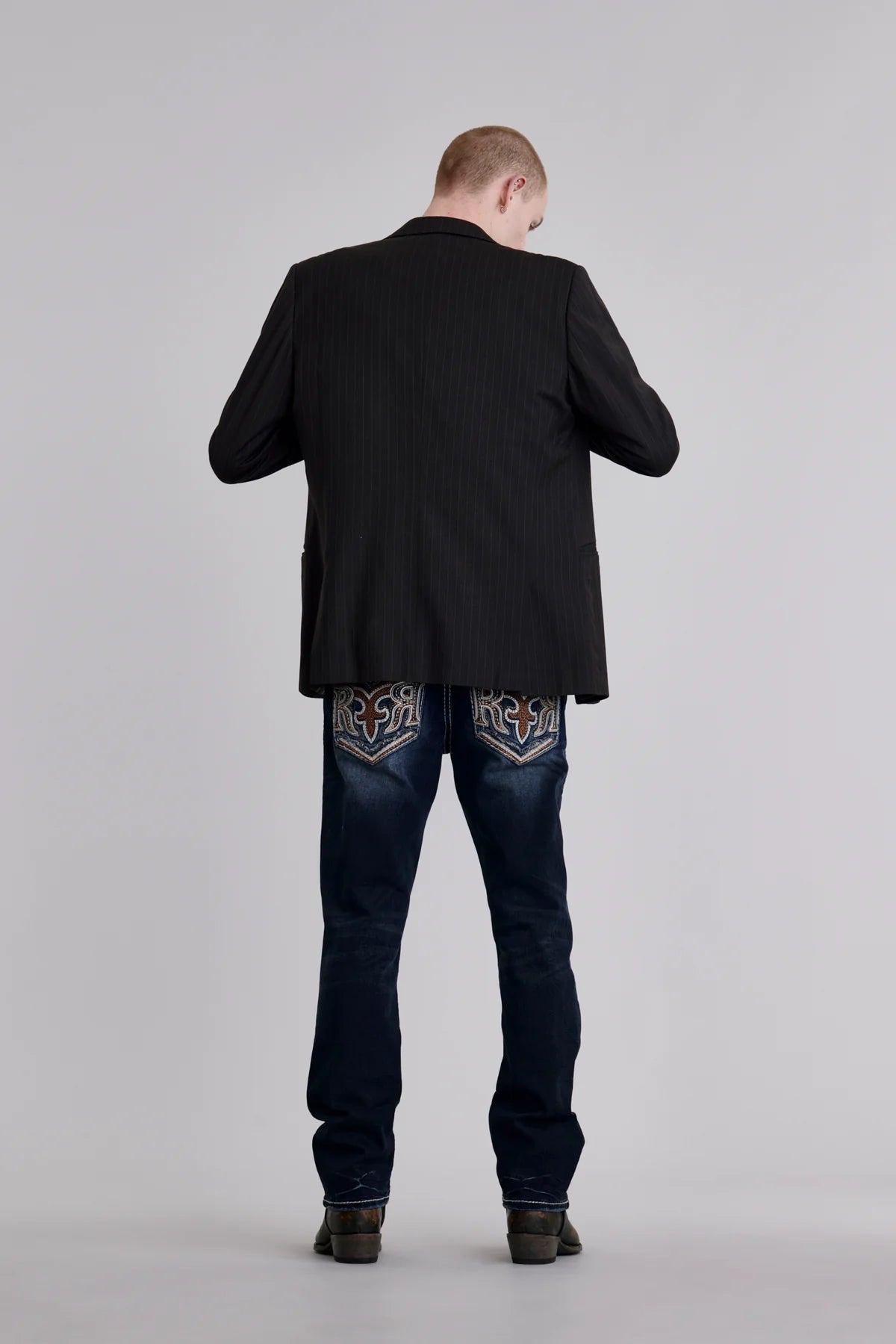Rock Revival Men's Edgar Straight Jean