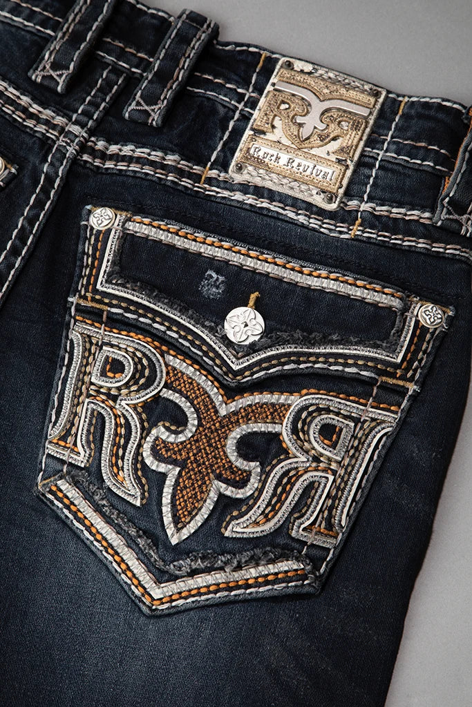 Rock Revival Men's Edgar Straight Jean