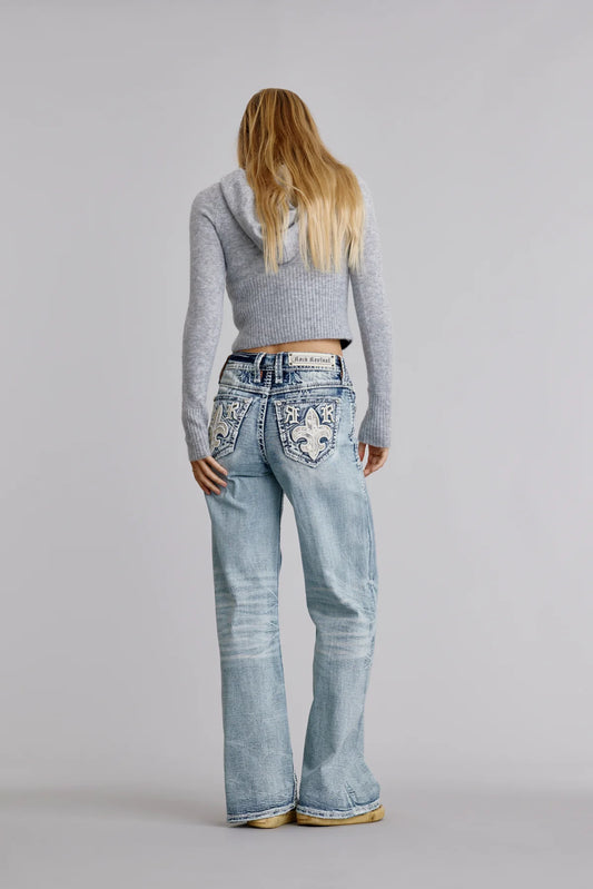 Rock Revival Women's Kari High Rise Baggy Jean