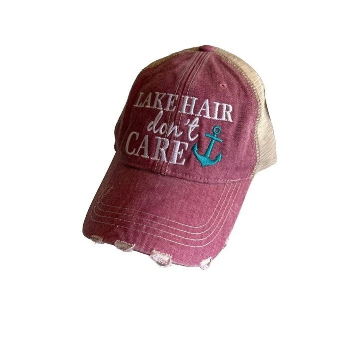 Katydid Distressed Trucker Hat