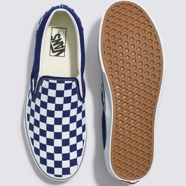 Classic Slip-On Blue/White Checker