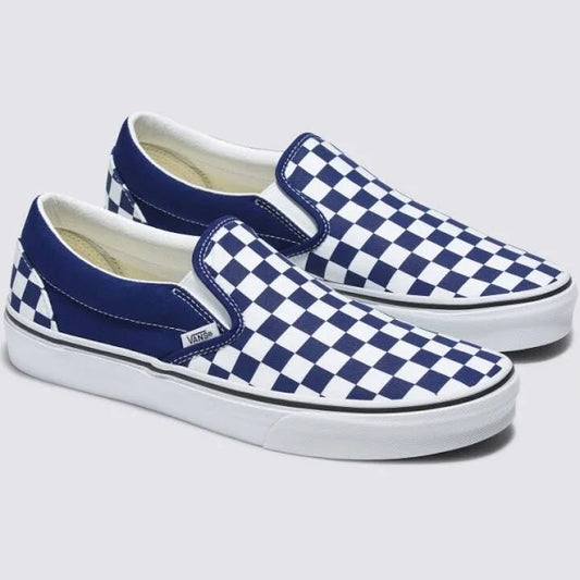 Classic Slip-On Blue/White Checker