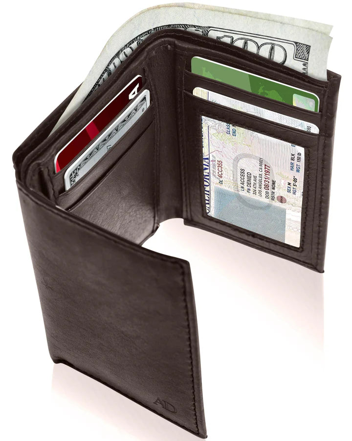 Access Denied Slim Trifold Wallet With ID Window